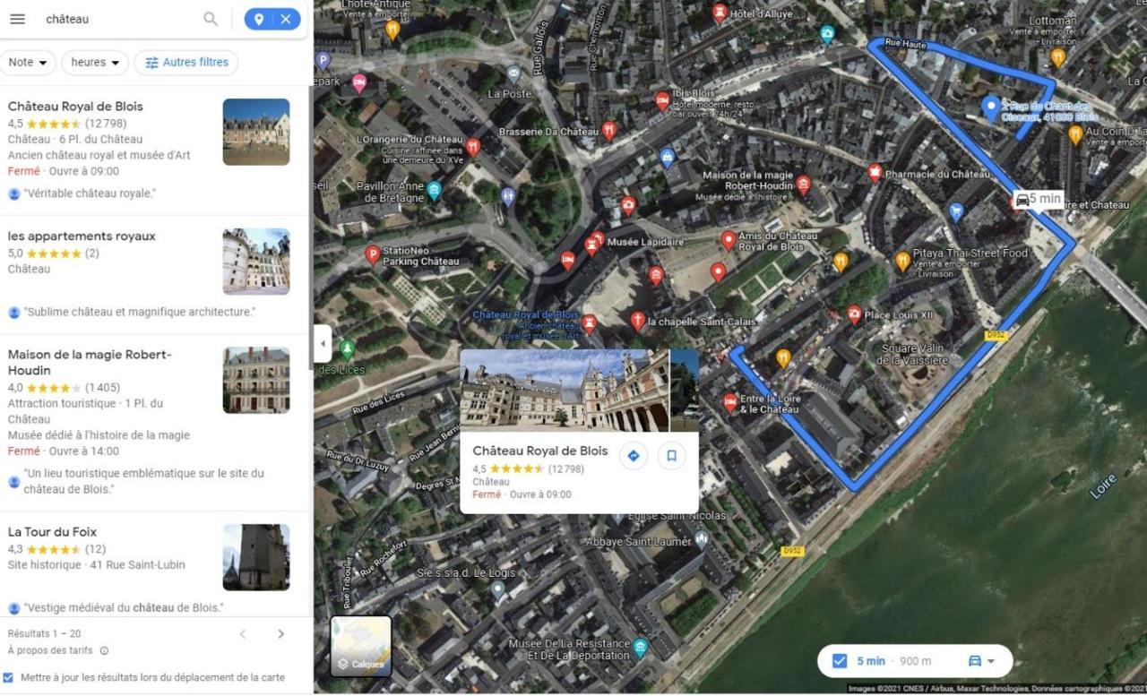 Appart Cosy Hypercentre Blois 5Mn Chateau Parking Voiture Velos Exterior foto